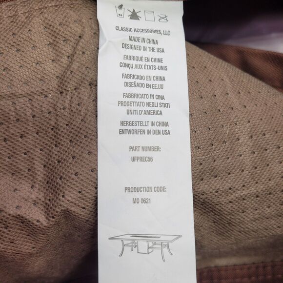 Classic Accessories Duck Covers Ultimate 56 in. Rectangle Fire Pit Cover New - Picture 10 of 10